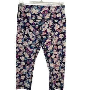 Lululemon Floral High Rise Cropped Leggings 6